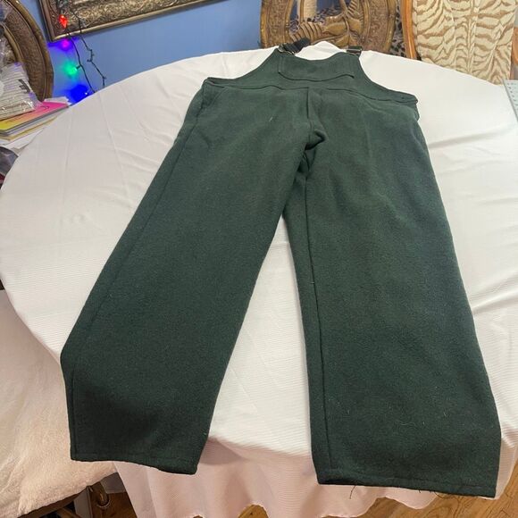 CODET Canadian Wool Woodsman’s Bib Overalls Men’s Dark Green Size XL - Picture 1 of 8